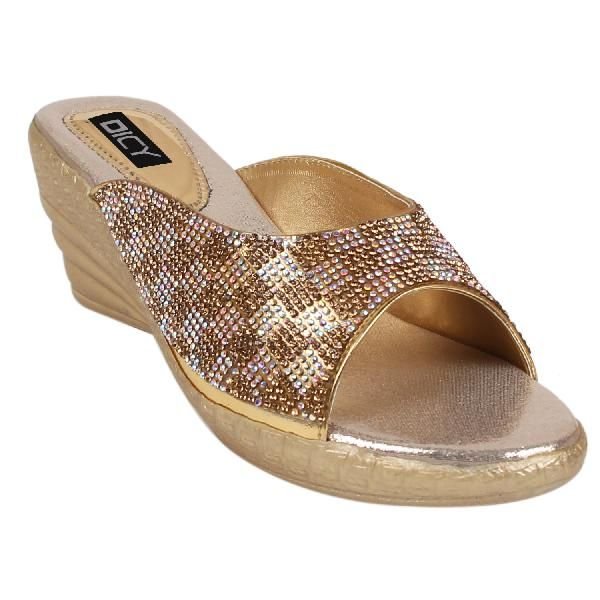 Ladies Footwear (KD-757-GLD1)