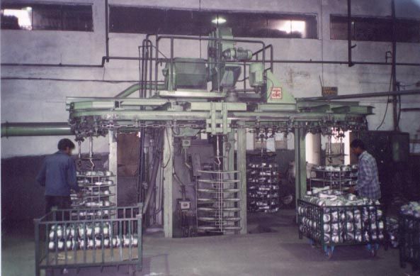 SHM Spinner Hanger Monorail Shot Blasting Machine 03