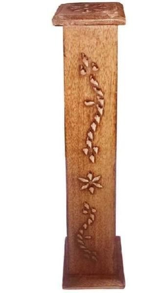 Wooden Incense Stick Burner Tower 05