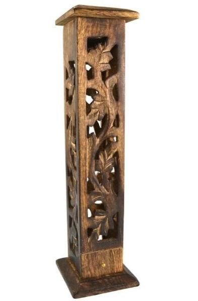Wooden Incense Stick Burner Tower 10