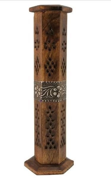 Wooden Incense Stick Burner Tower 11