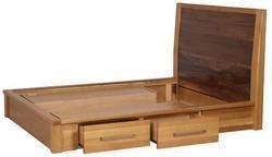 Wooden Bed with Drawer 01