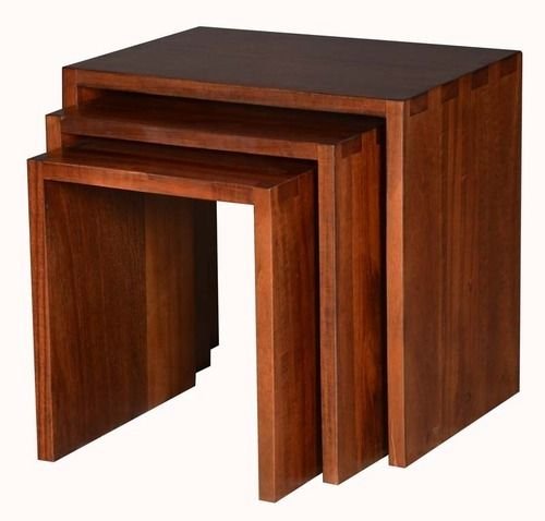 Dowtail Wooden Stool Set