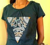 Ladies Madhubani Art T-Shirt 01