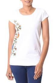 Ladies Madhubani Art T-Shirt 04