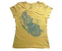 Ladies Madhubani Art T-Shirt 07