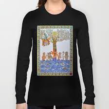 Ladies Madhubani Art T-Shirt 08