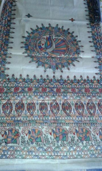 Peacock Art Dupatta 04