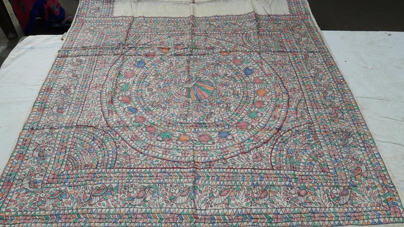 Peacock Art Saree 03