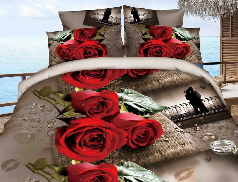 5D Designer Double Bed Sheet 08