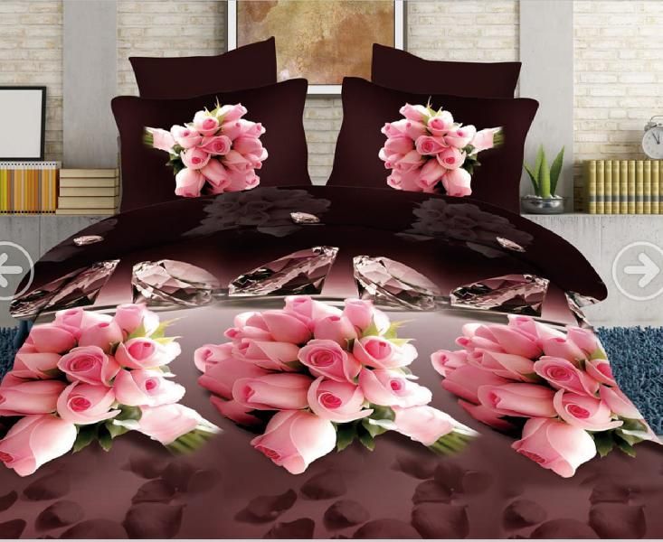 5D Designer Double Bed Sheet 15