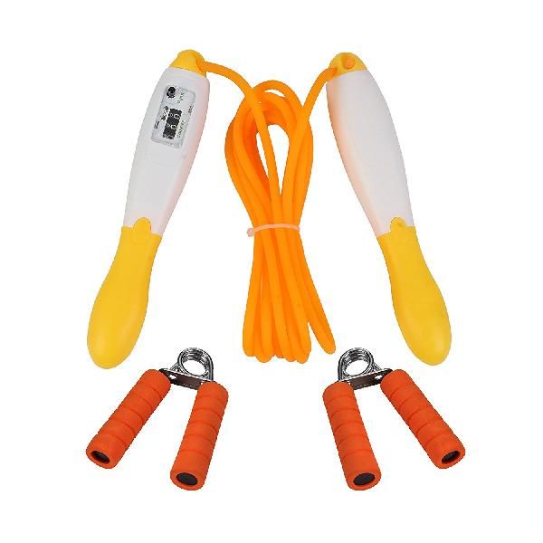 Skipping Rope & Hand Grip Set 02