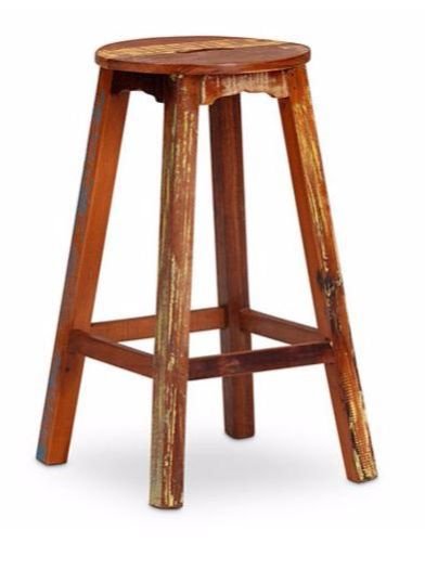 Reclaimed Wooden Stool 12
