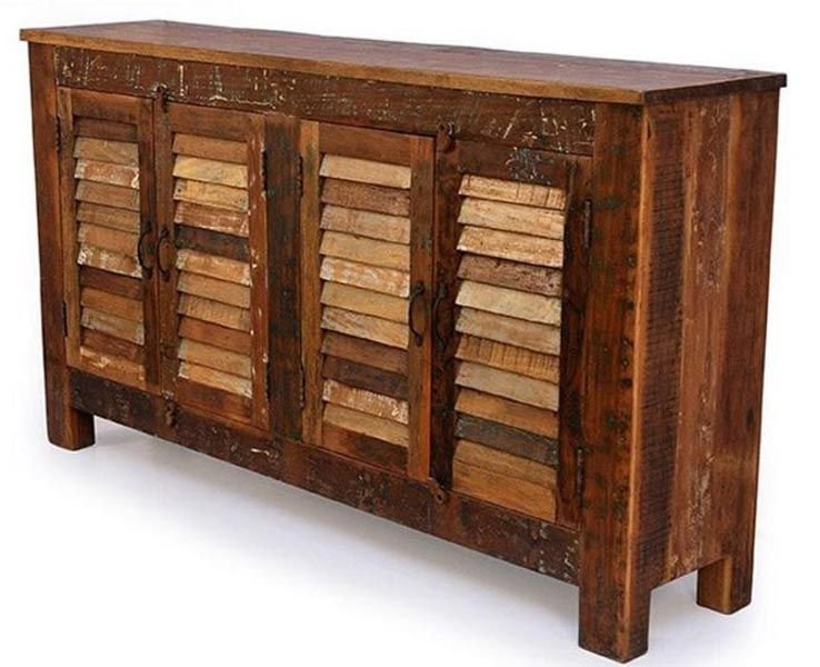 Reclaimed Wooden Storage Cabinet 12