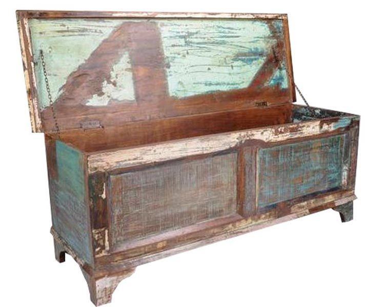Reclaimed Wooden Storage Trunk 03