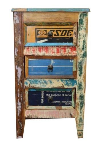 Reclaimed Wooden Telephone Stand 03