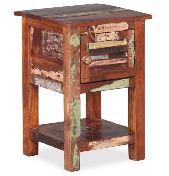 Reclaimed Wooden Telephone Stand 04