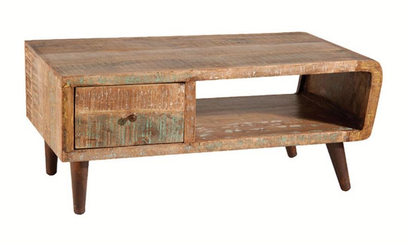 Reclaimed Wooden TV Unit 04