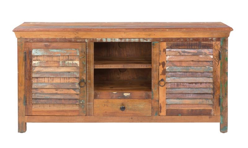 Reclaimed Wooden TV Unit 06