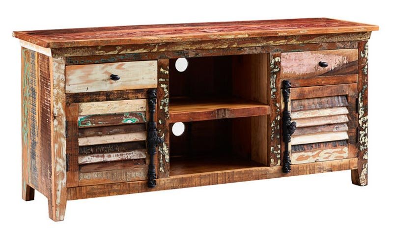 Reclaimed Wooden TV Unit 07