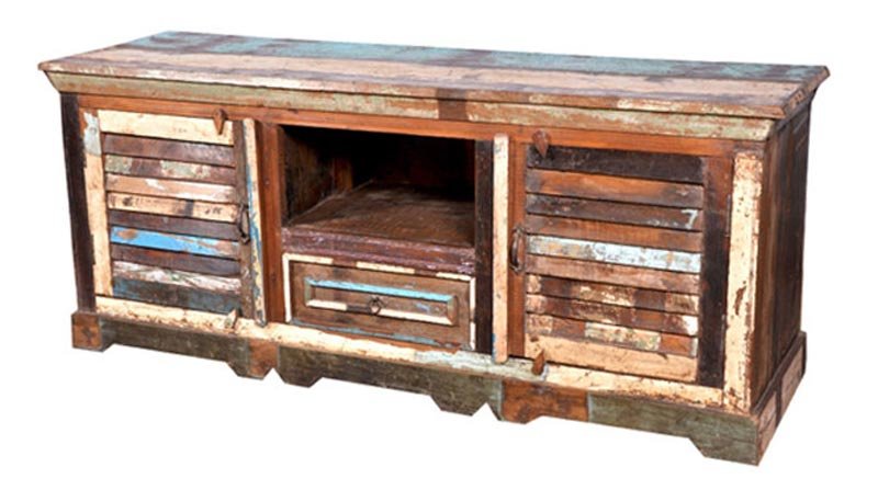 Reclaimed Wooden TV Unit 16