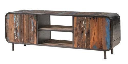 Reclaimed Wooden TV Unit 18