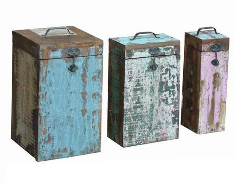 Reclaimed Wooden Wine Boxe 01