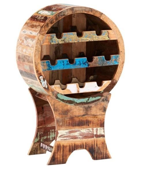 Reclaimed Wooden Wine Cabinet 06