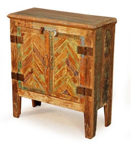 Recycled Wooden Mini Cabinet 03