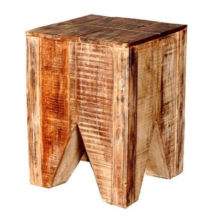 Recycled Wooden Stool 03