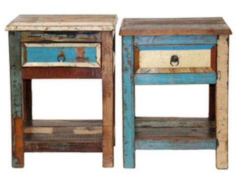Recycled Wooden Stool 04