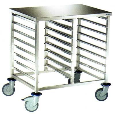 Stainless Steel Tray Rack Trolley 02
