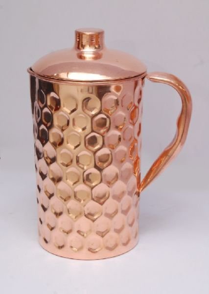 Copper Hammered Jug 02