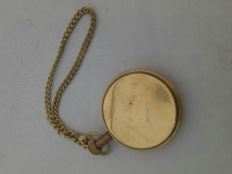 Brass Pocket Clock 03