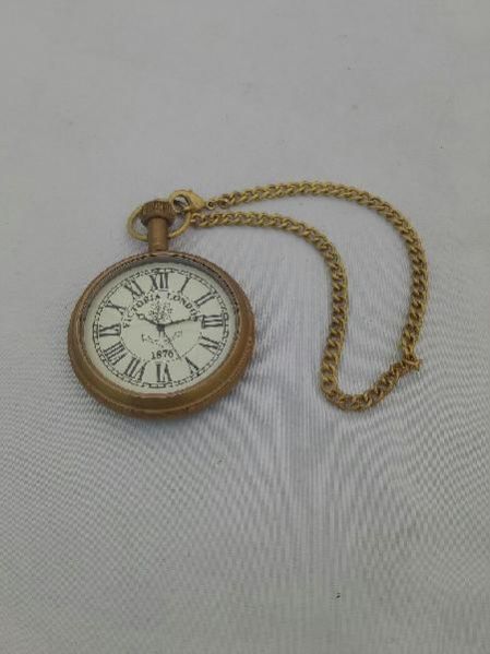 Brass Pocket Clock 04
