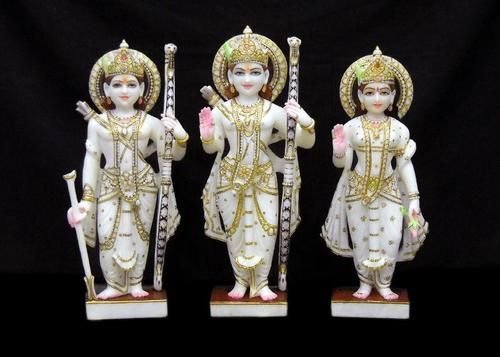 Marble Ram Darbar Statue 04