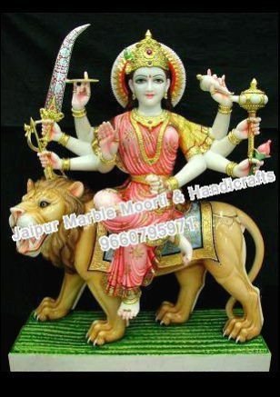 Marble Durga Mata Statue 01