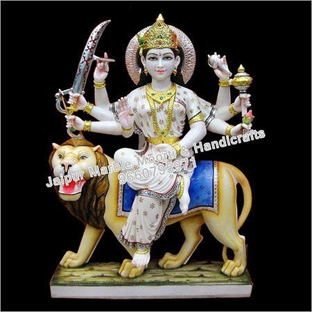 Marble Durga Mata Statue 06