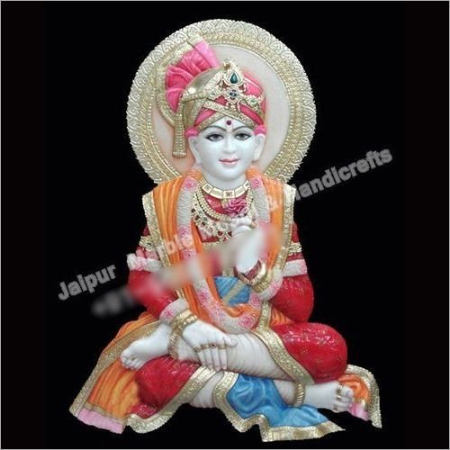 Marble Swaminarayan Statue 01