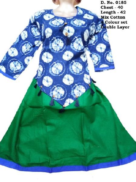 D.N - 0185-  Ladies Mix Cotton Kurtis