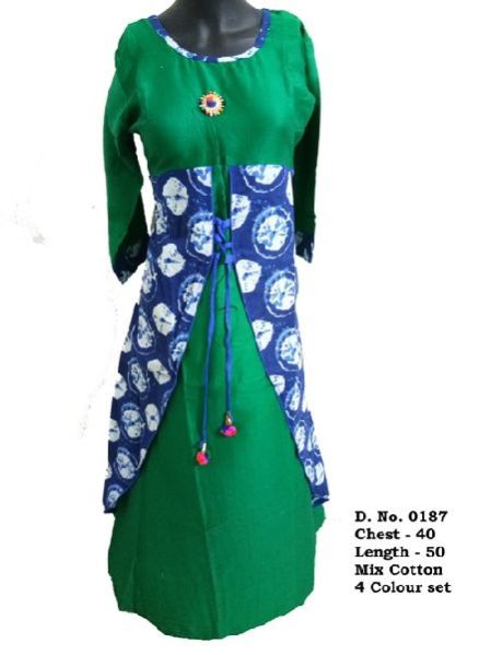 D. N0 - 01857 -  Ladies Mix Cotton Kurtis