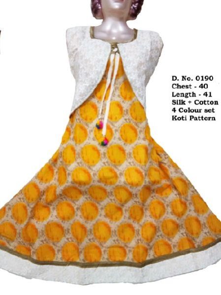 D. No. 0190 - Ladies Cotton Silk Kurti