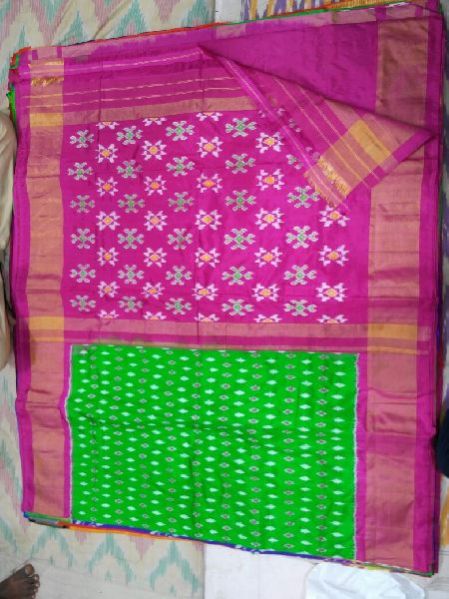 Pure Ikkat Soft Silk Sarees 11