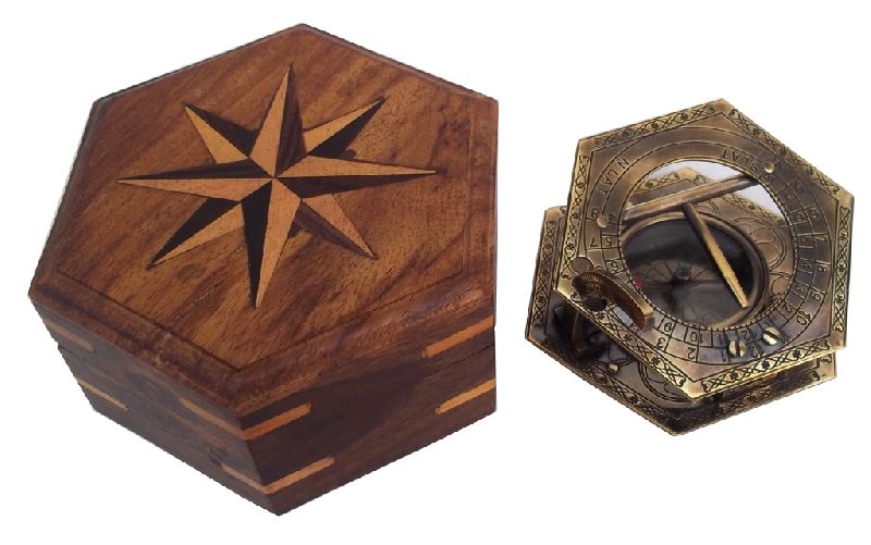 Antique Sundial Compass 09