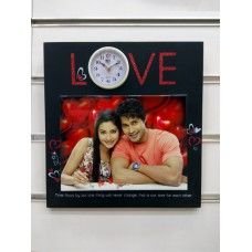 TL 78 Wooden Clock Photo Frame