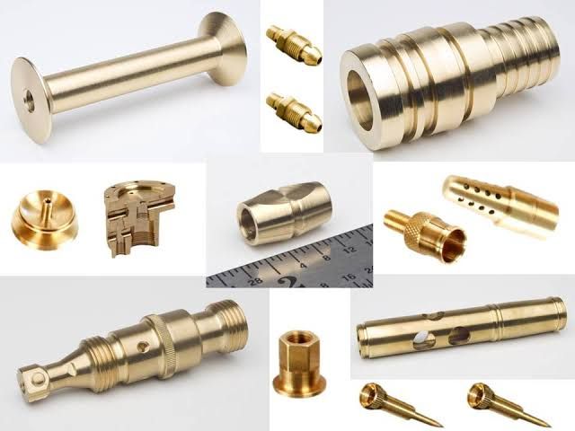 Brass precision component 01