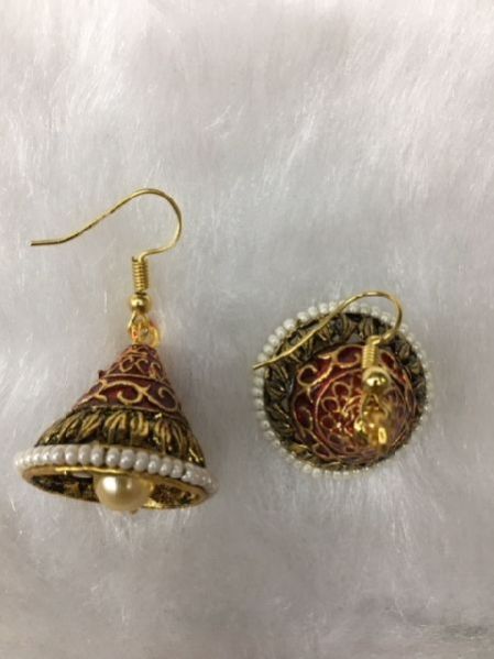 Meenakari Jhumki Set 07