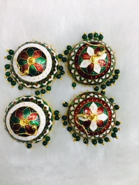Meenakari Jhumki Set 10