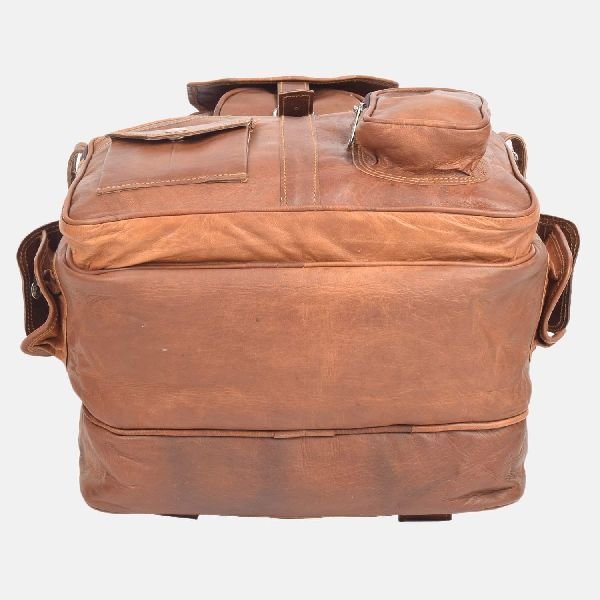 Large Leather Rucksack With Pockets Smith 04