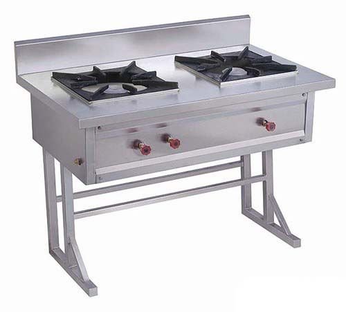 Two Burner Chinese Cooking Range 02